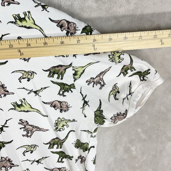 Run & Fly England Dinosaur All Over Print T Shirt Mens XS Jurassic Park Kidcore - Picture 10 of 10